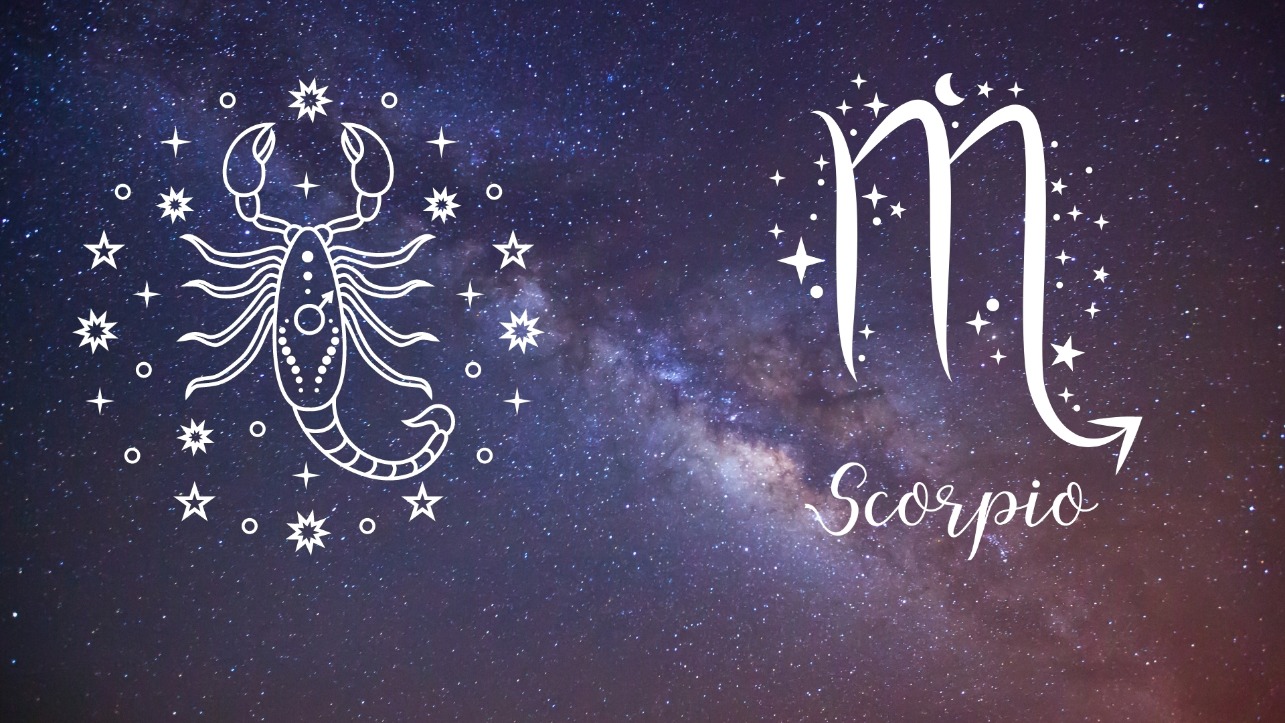 Two Scorpio zodiac symbols